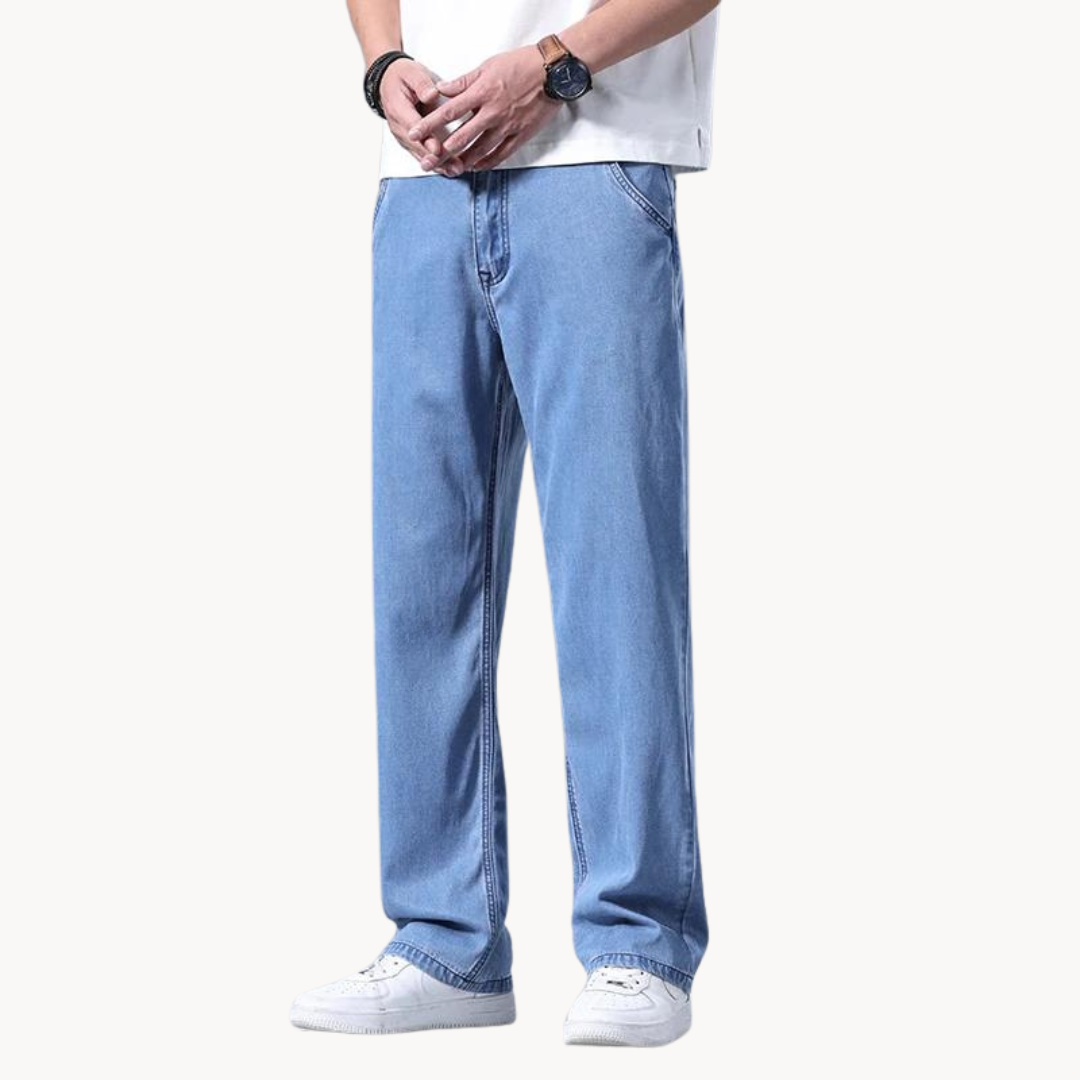 Jeans - Denim Blend Lower Rise & Roomy Hips Move Freely