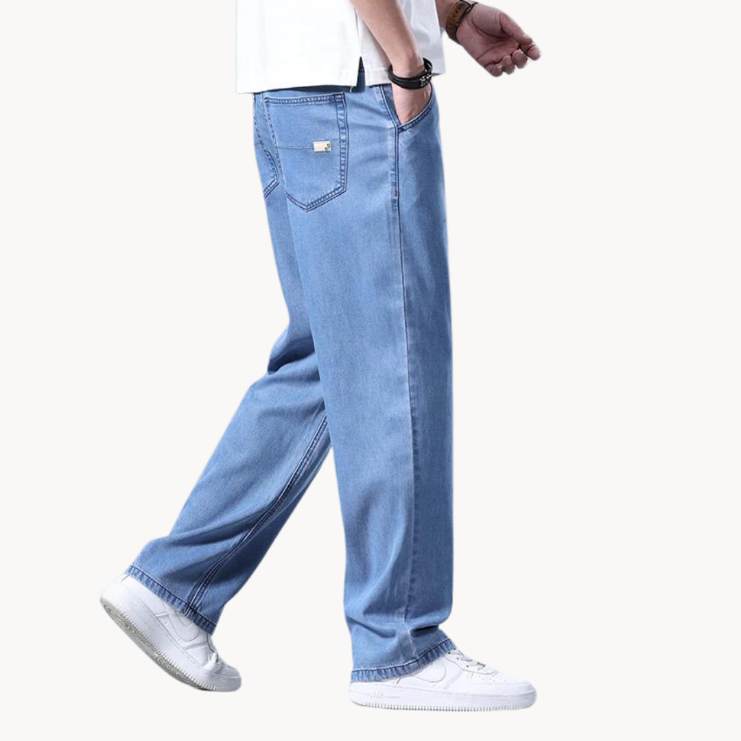 Jeans - Denim Blend Lower Rise & Roomy Hips Move Freely