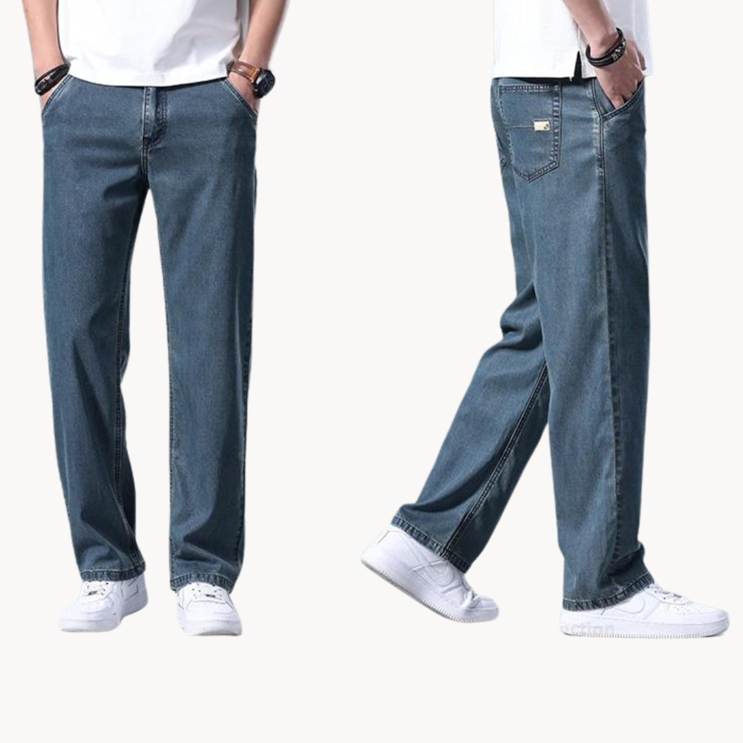Jeans - Denim Blend Lower Rise & Roomy Hips Move Freely