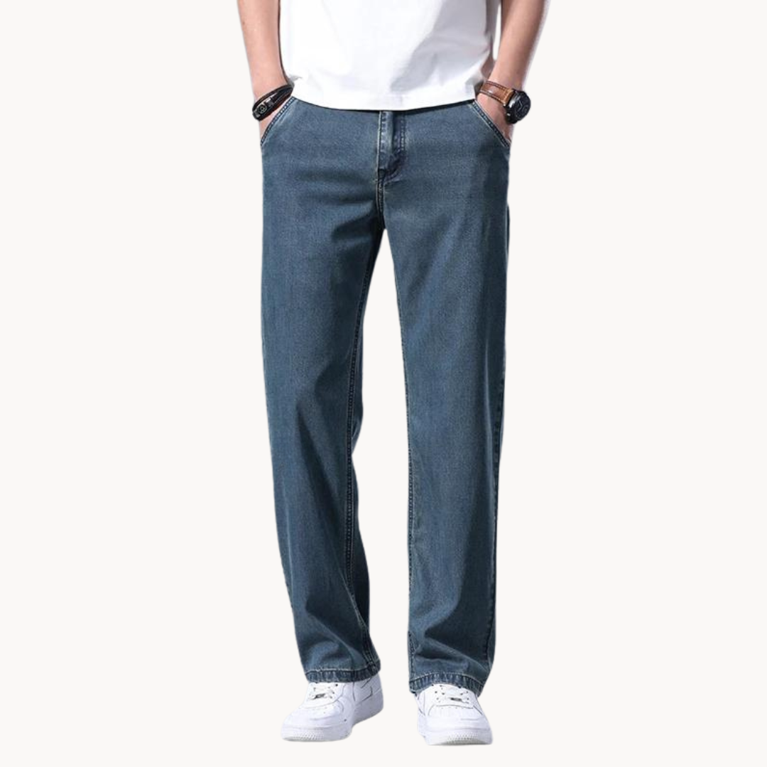 Jeans - Denim Blend Lower Rise & Roomy Hips Move Freely