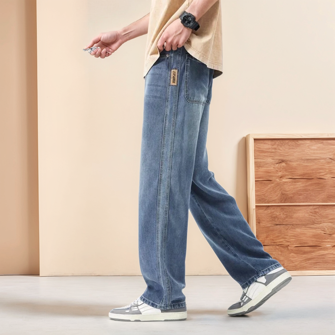 Jeans – Denim Blend Relaxed Waist And Easy Movement