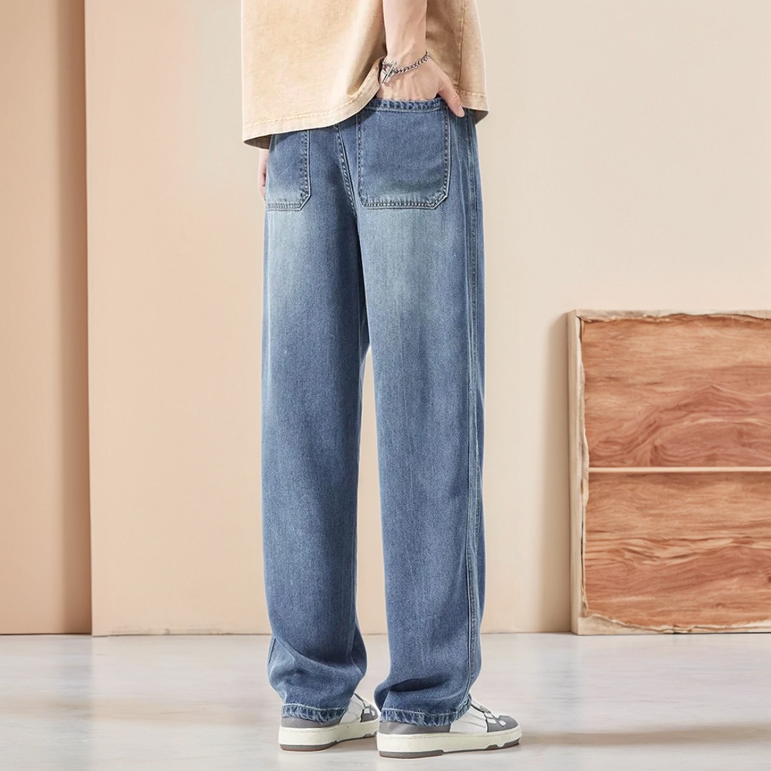 Jeans – Denim Blend Relaxed Waist And Easy Movement