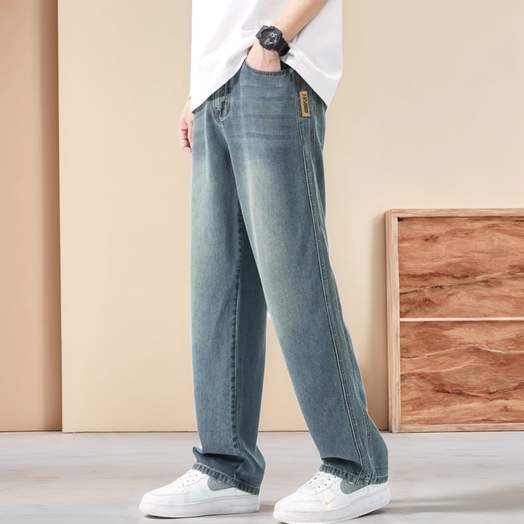Jeans – Denim Blend Relaxed Waist And Easy Movement