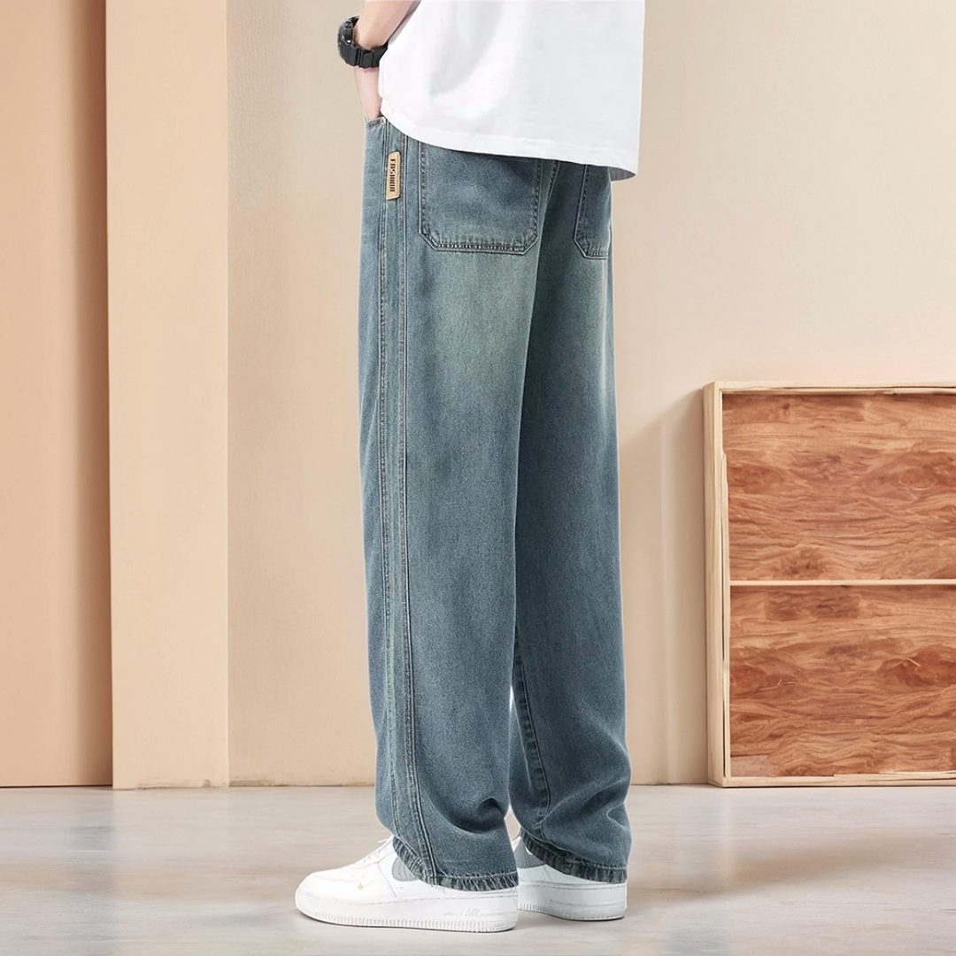 Jeans – Denim Blend Relaxed Waist And Easy Movement