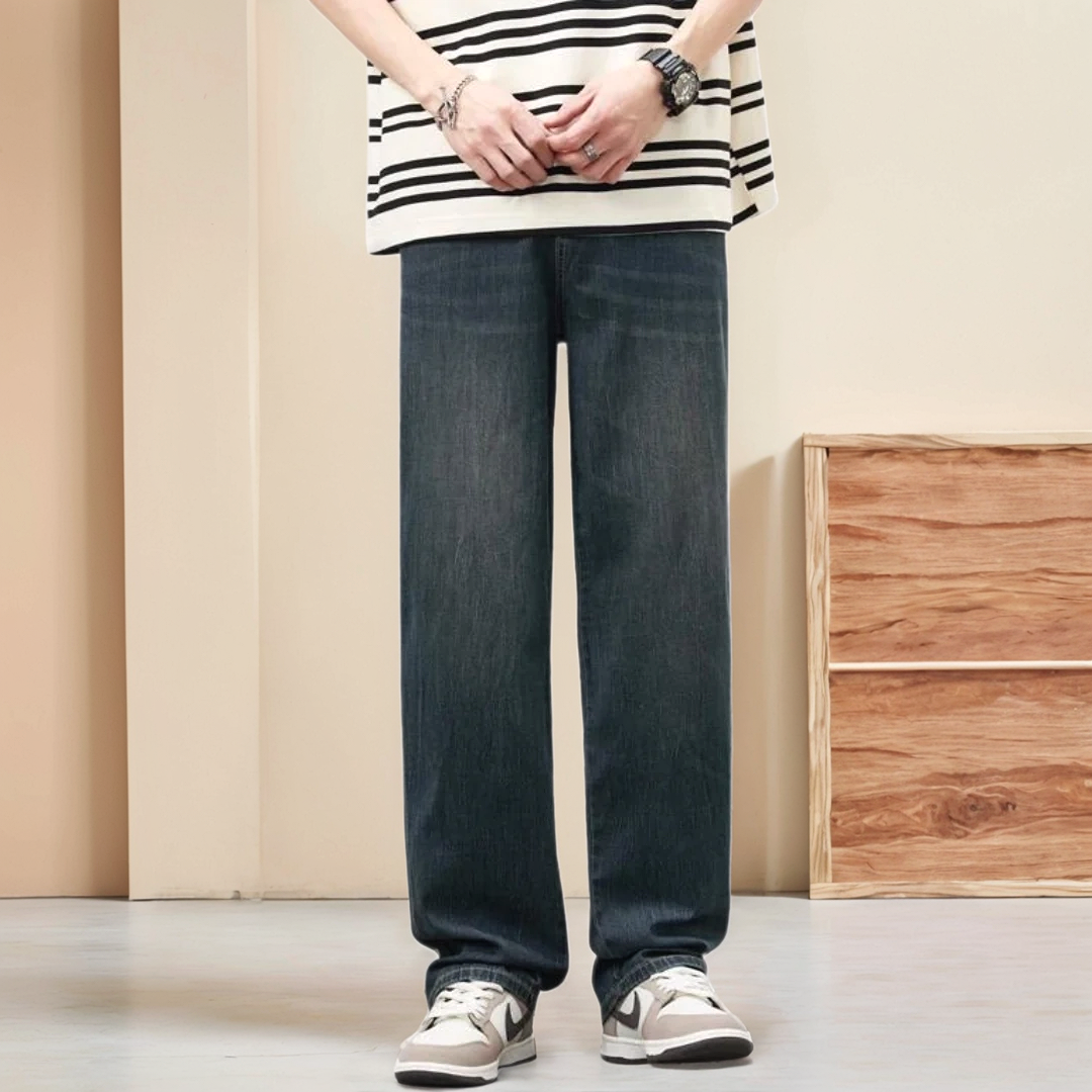 Jeans – Denim Blend Relaxed Waist And Easy Movement