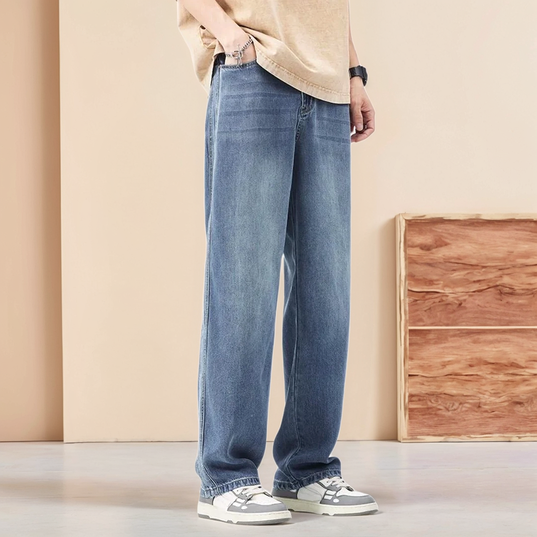 Jeans – Denim Blend Relaxed Waist And Easy Movement