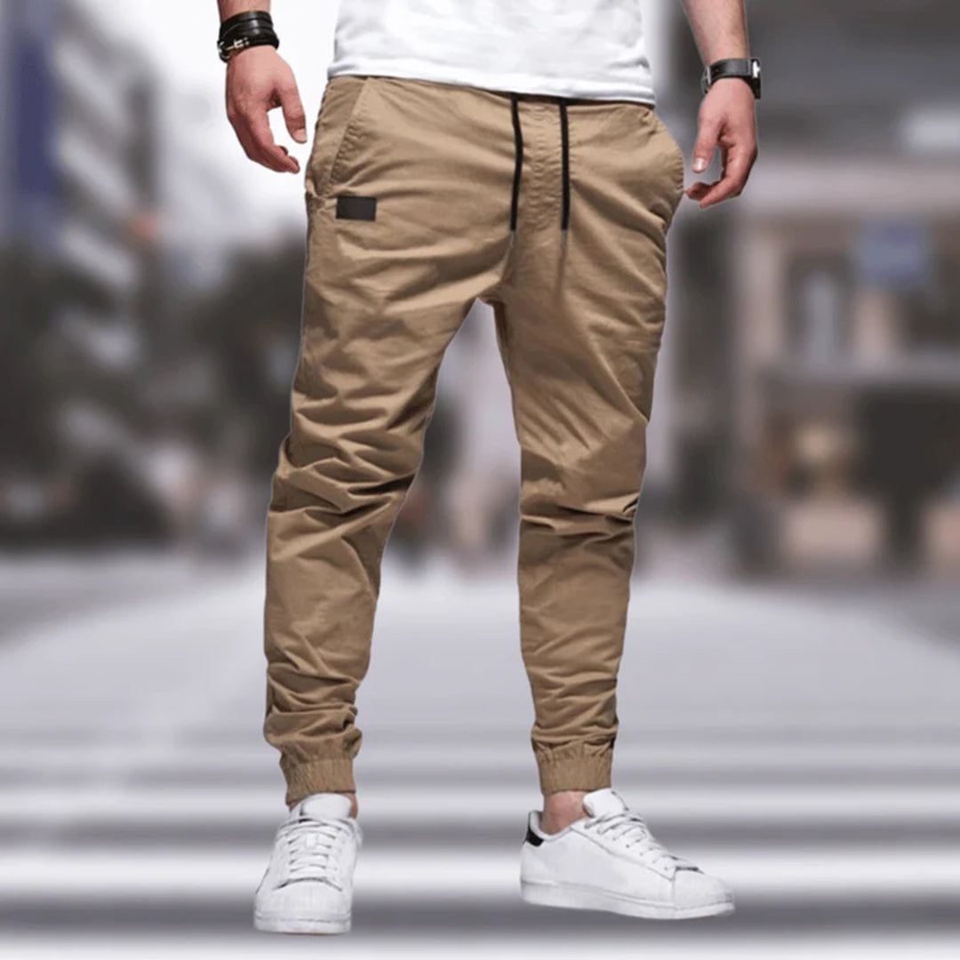Jogger Pants - Breathable Blend Taper Leg And Secure Waist