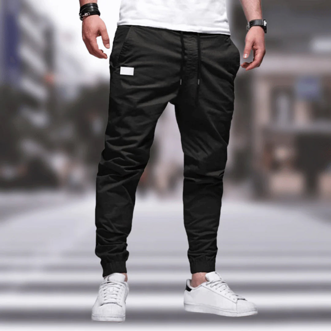 Jogger Pants - Breathable Blend Taper Leg And Secure Waist
