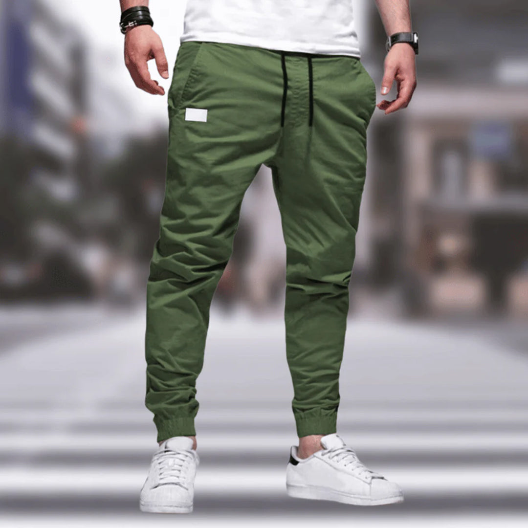 Jogger Pants - Breathable Blend Taper Leg And Secure Waist