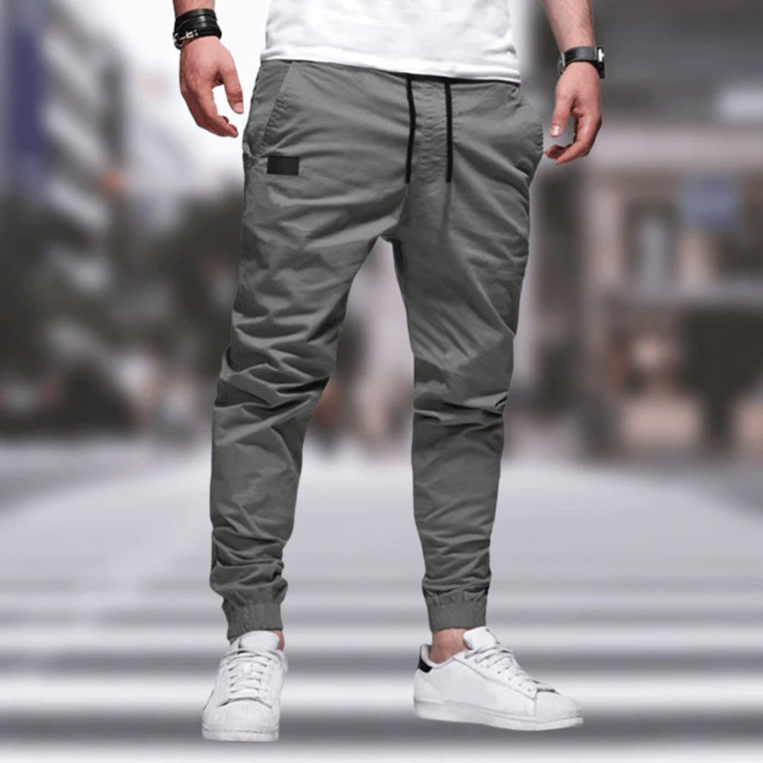 Jogger Pants - Breathable Blend Taper Leg And Secure Waist