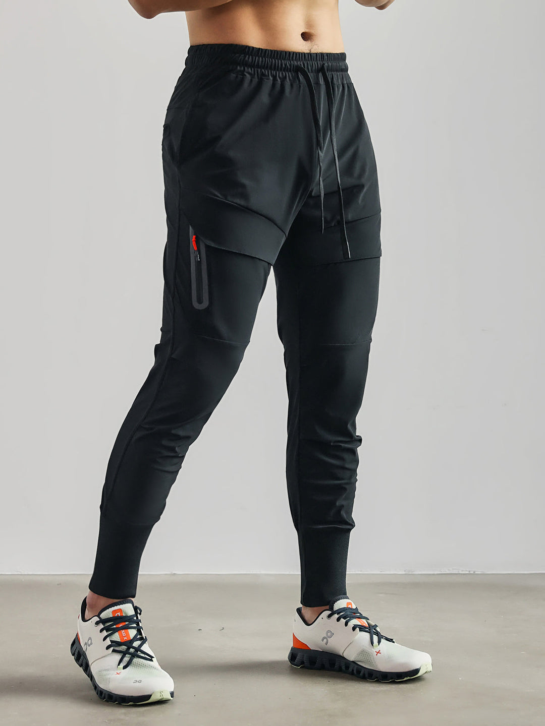 Joggers - Polyester Blend Sporty Cut & Flexible Shape