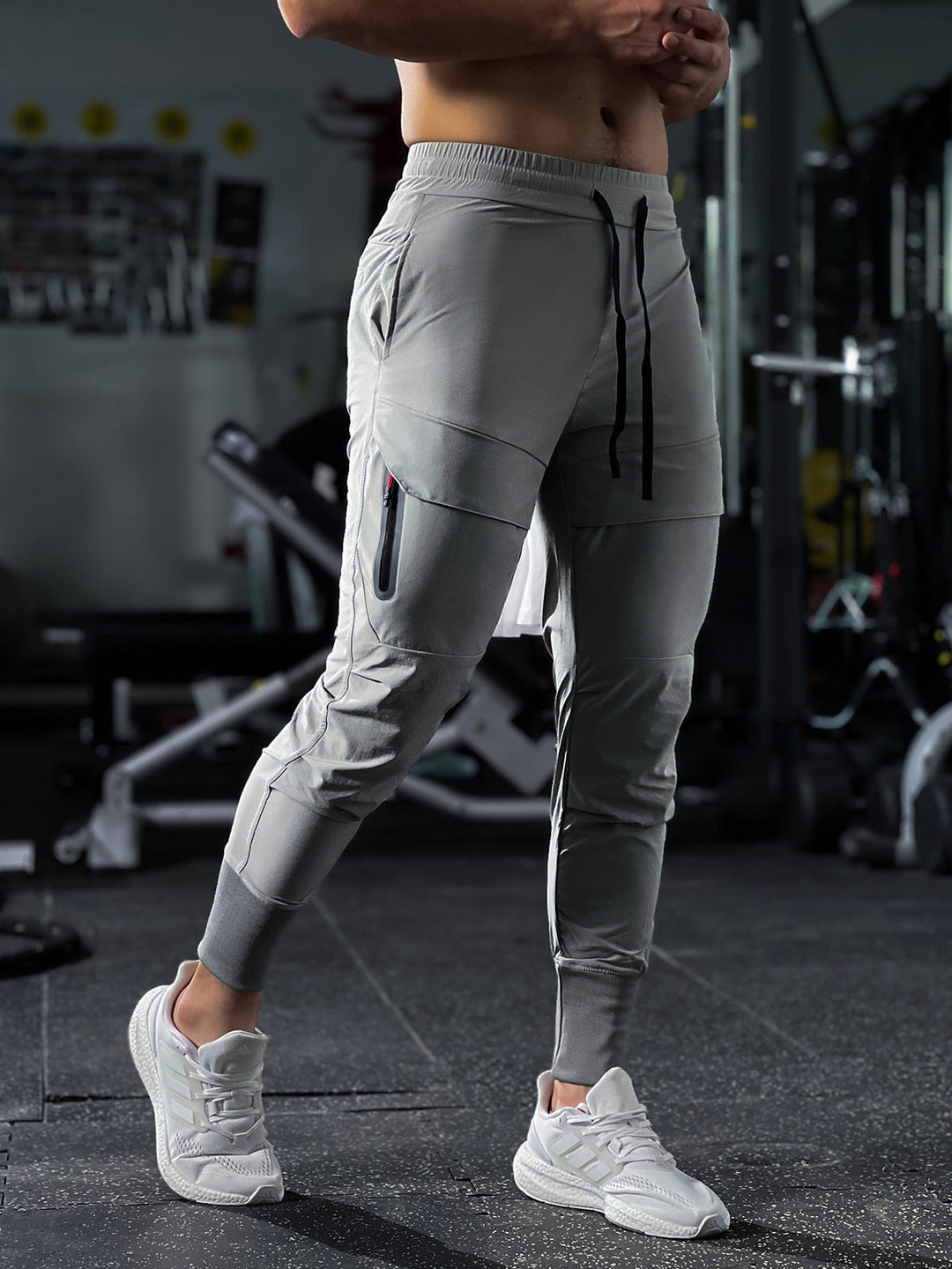 Joggers - Polyester Blend Sporty Cut & Flexible Shape