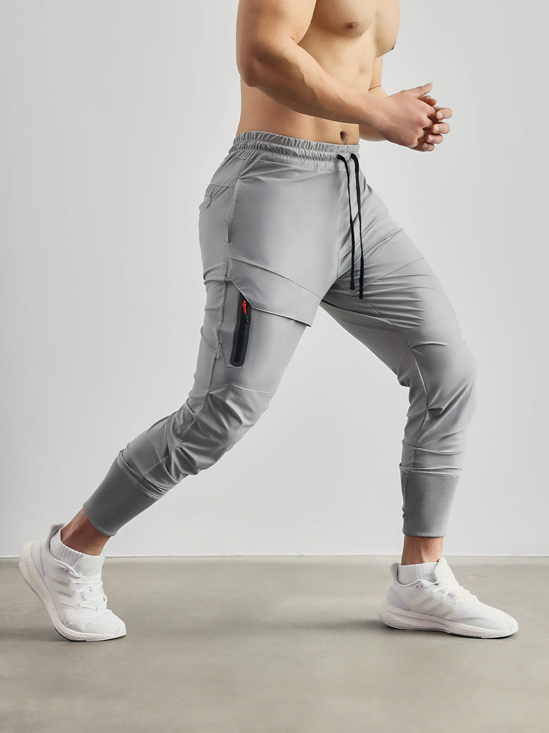Joggers - Polyester Blend Sporty Cut & Flexible Shape