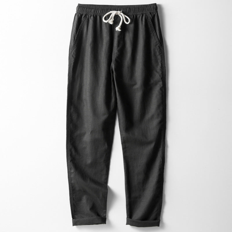 Joggers - Relaxed Cut Tapered Cuffs & Elastic Waist