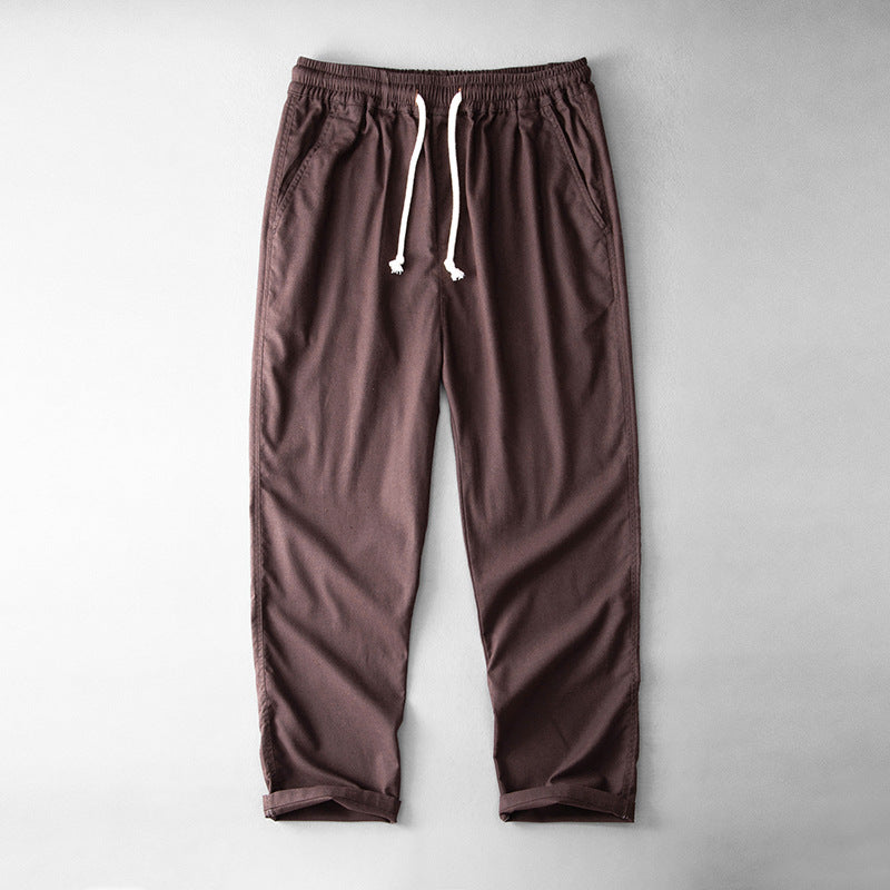 Joggers - Relaxed Cut Tapered Cuffs & Elastic Waist