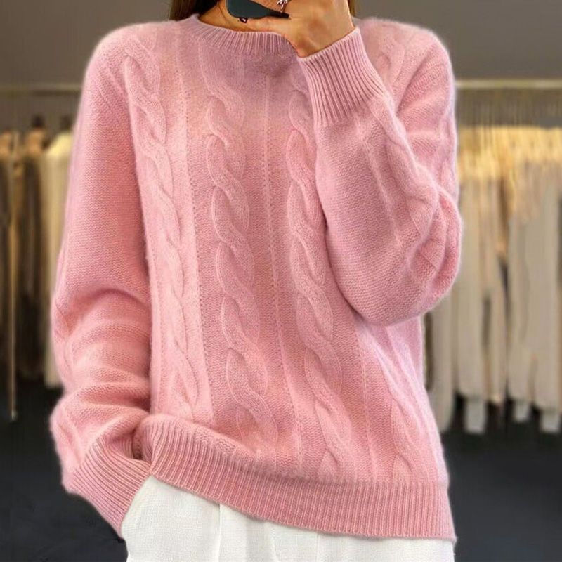Jumper - Soft Blend Crew Neck And Warm Flexible Shape
