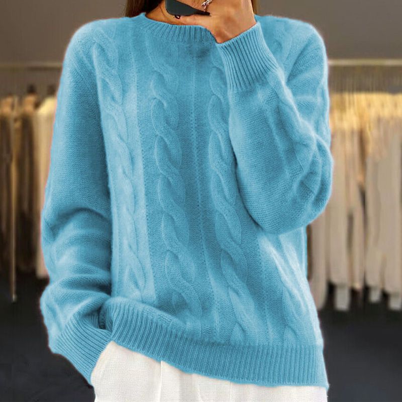 Jumper - Soft Blend Crew Neck And Warm Flexible Shape
