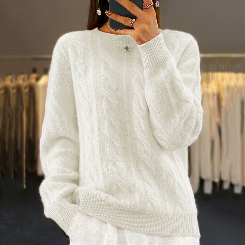 Jumper - Soft Blend Crew Neck And Warm Flexible Shape