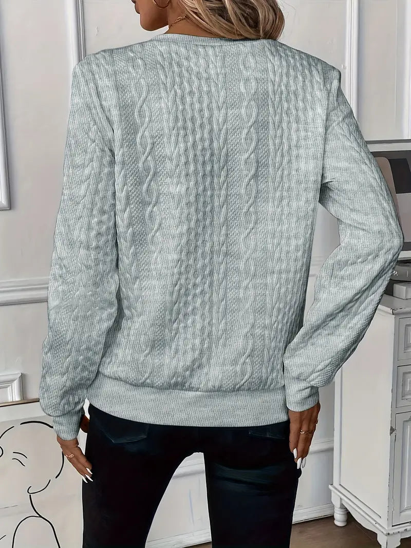 Jumper - Soft Yarn Blend Zip Front And Flexible Fit