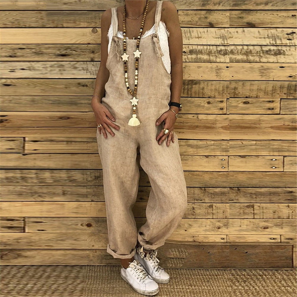 Jumpsuit - Polyester Blend One Piece & Easy Dressing