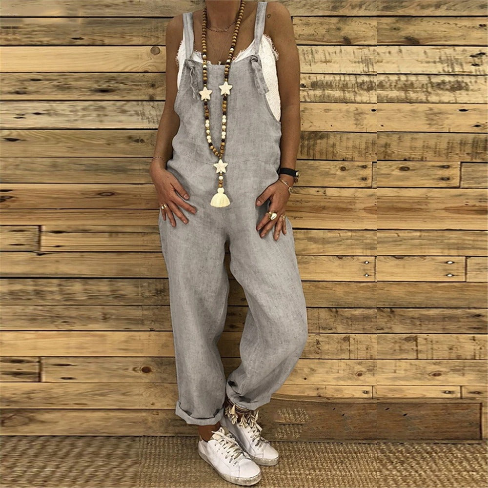 Jumpsuit - Polyester Blend One Piece & Easy Dressing