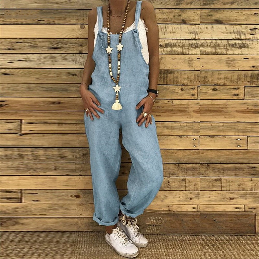 Jumpsuit - Polyester Blend One Piece & Easy Dressing