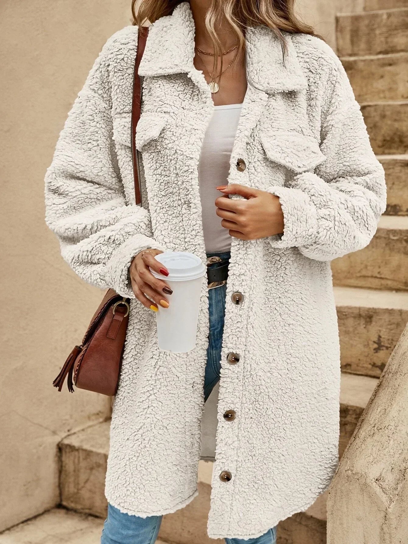 Knit Blazer Coat - Convertible Relaxed Fit & Easy Movement