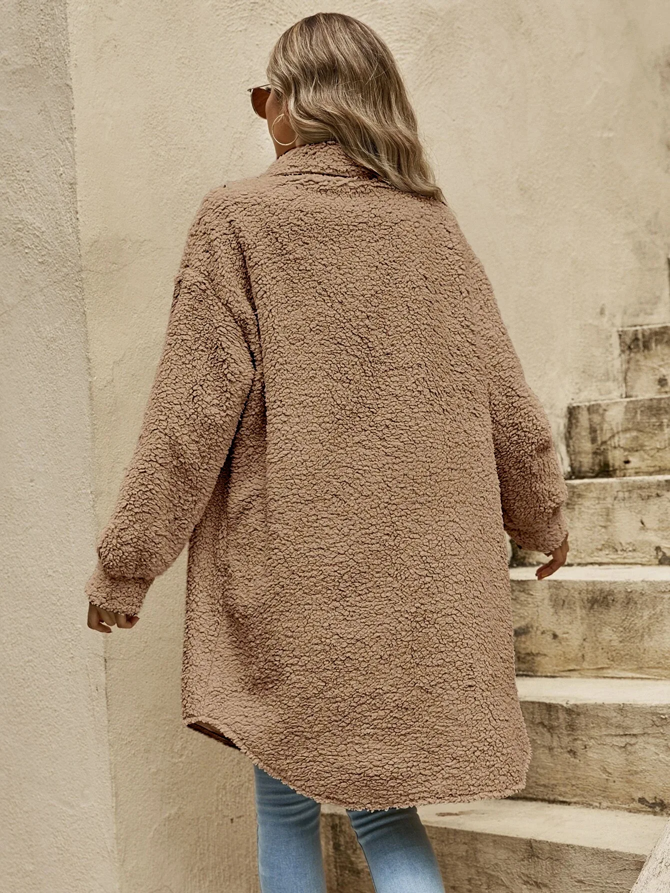 Knit Blazer Coat - Convertible Relaxed Fit & Easy Movement