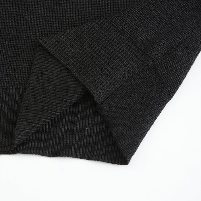 Knit Blend Jumper - Half Zip Collar and Breathable Warmth