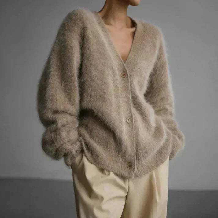 Knit Blend Jumper - Smooth Surface And Warm Retention