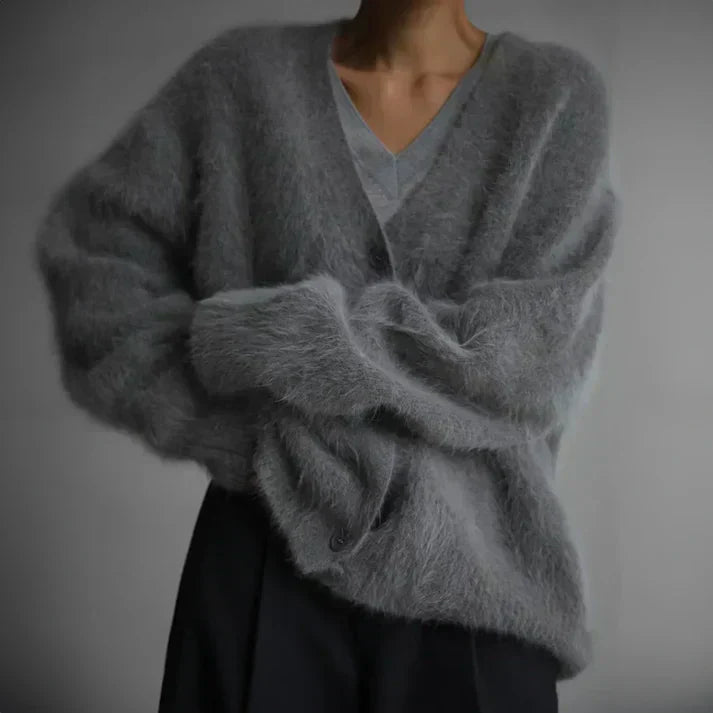 Knit Blend Jumper - Smooth Surface And Warm Retention