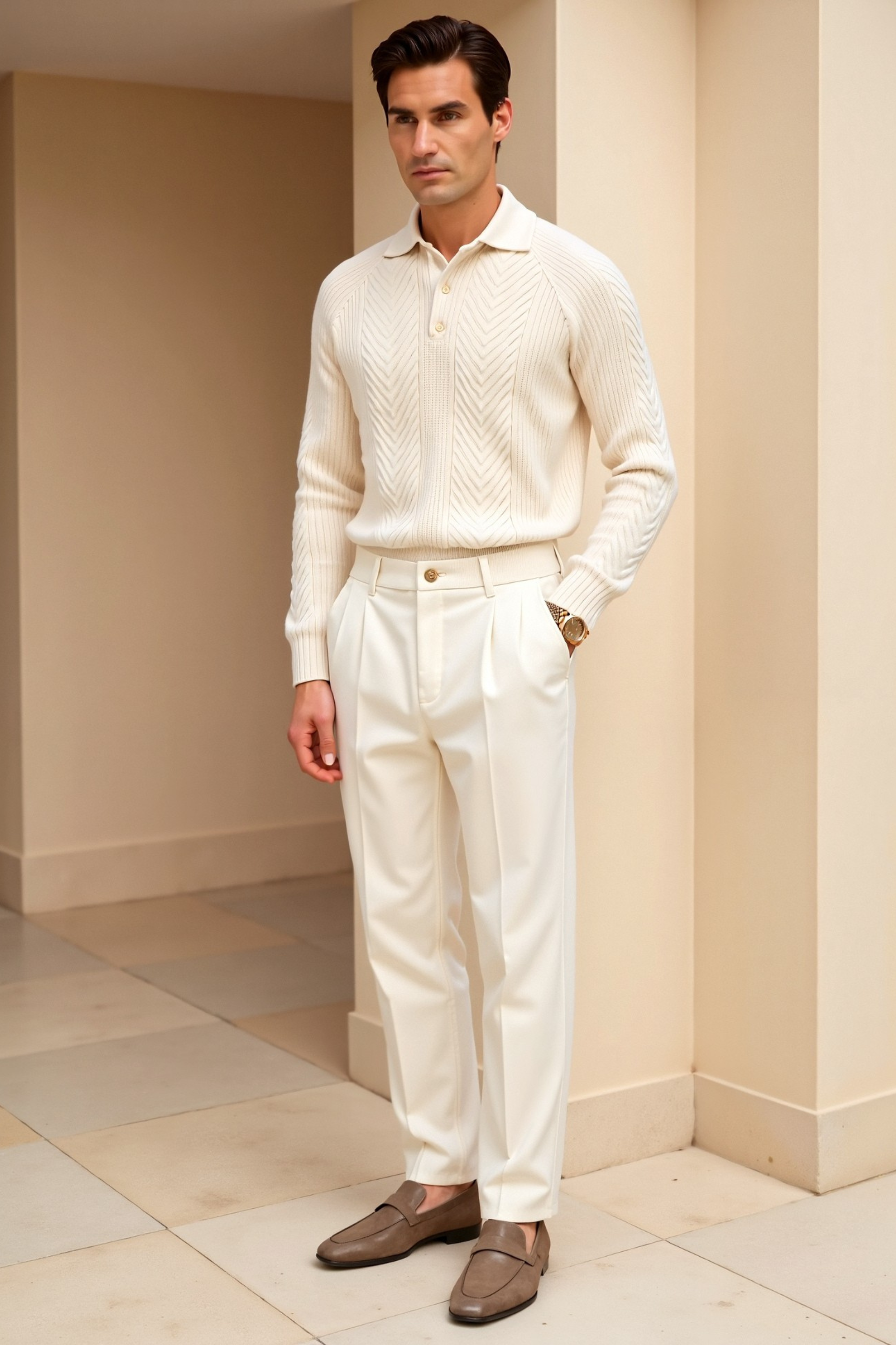 Knit Blend Sweater - Relaxed Silhouette And Easy Movement
