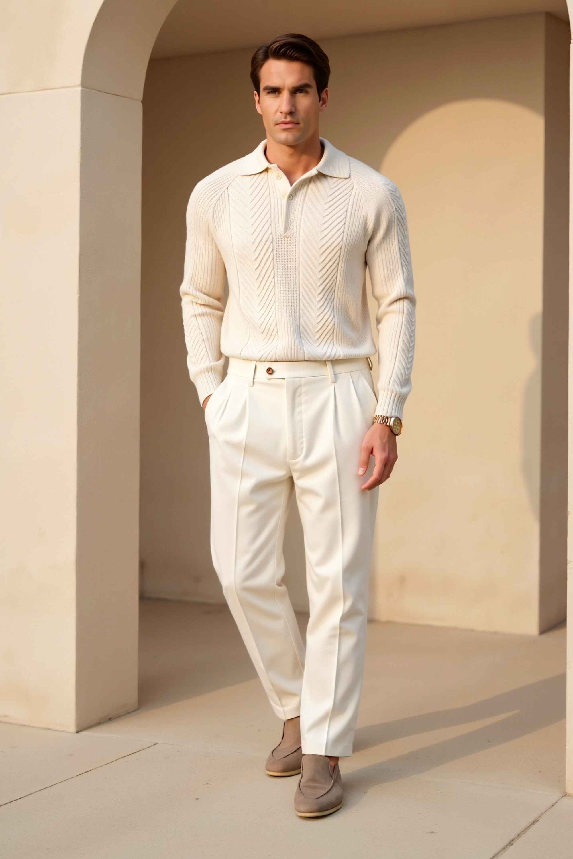 Knit Blend Sweater - Relaxed Silhouette And Easy Movement