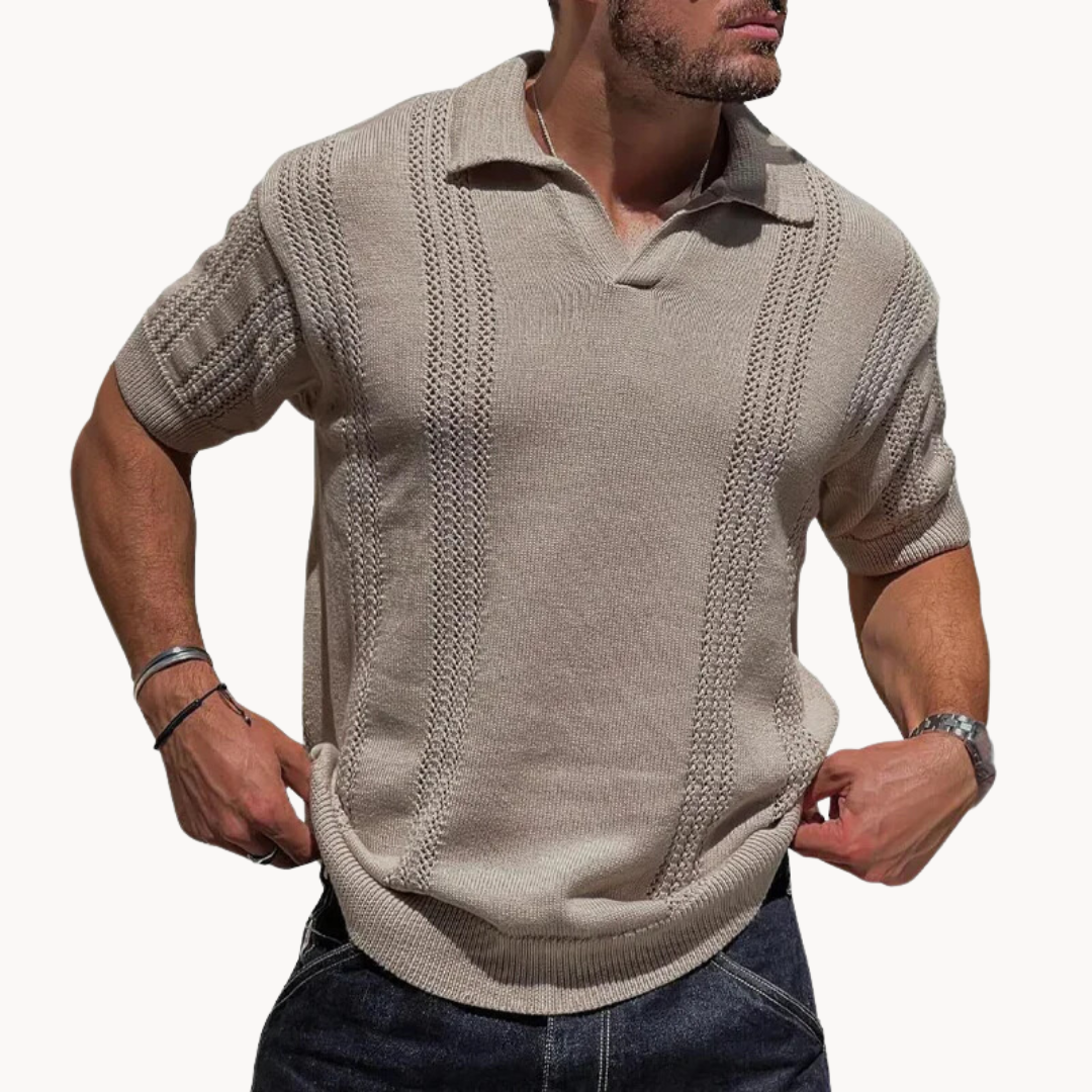 Knit Polo - Soft Blend Knit And Breathable Moisture Control