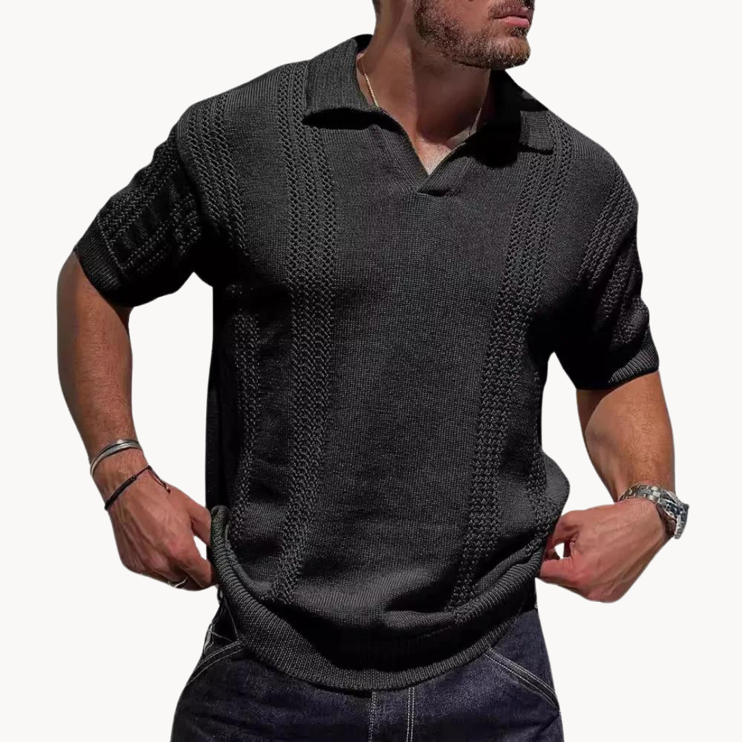 Knit Polo - Soft Blend Knit And Breathable Moisture Control