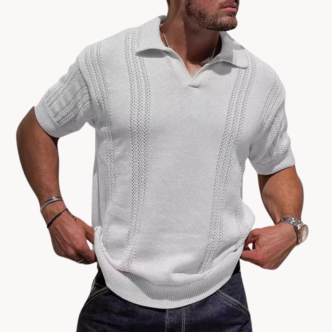 Knit Polo - Soft Blend Knit And Breathable Moisture Control