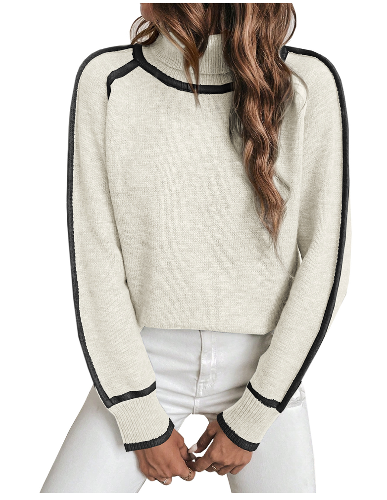Knit Pullover - Soft Polyester Blend And Warm Flexible Fit