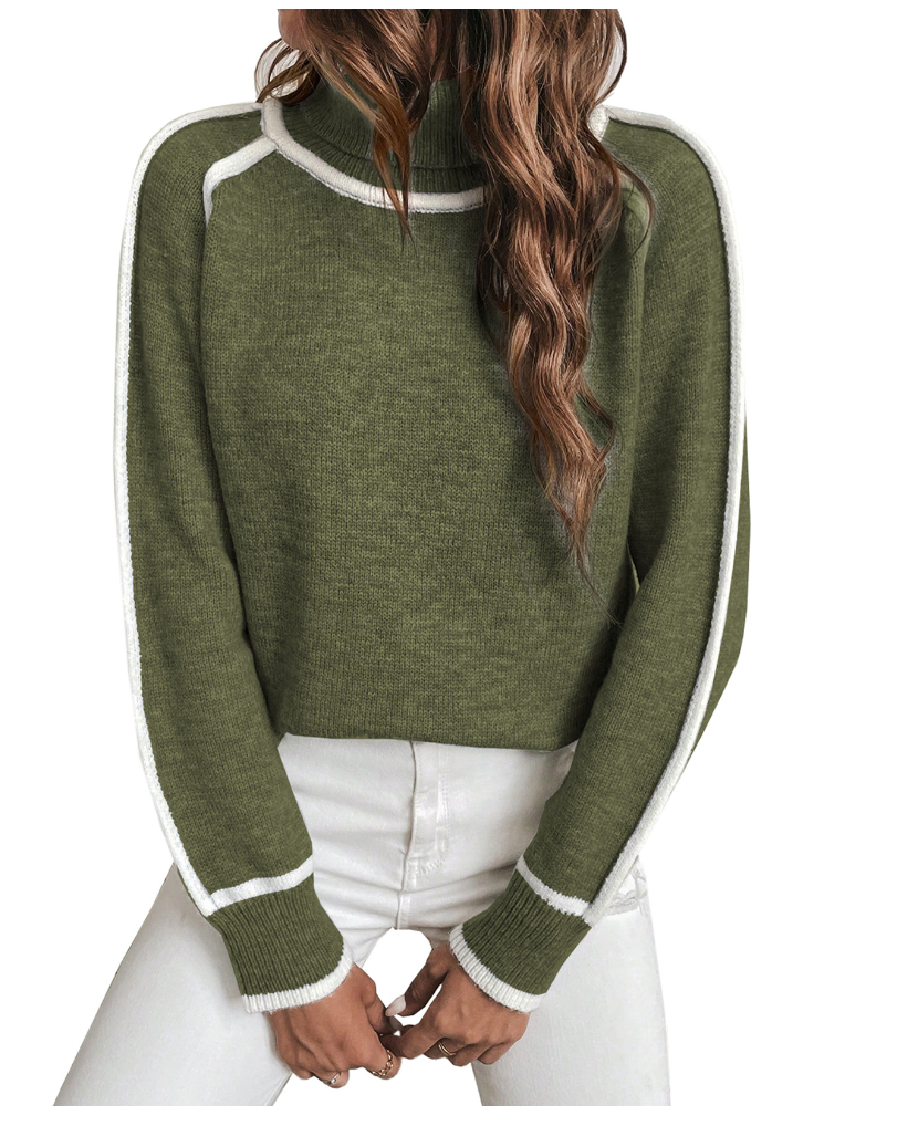 Knit Pullover - Soft Polyester Blend And Warm Flexible Fit