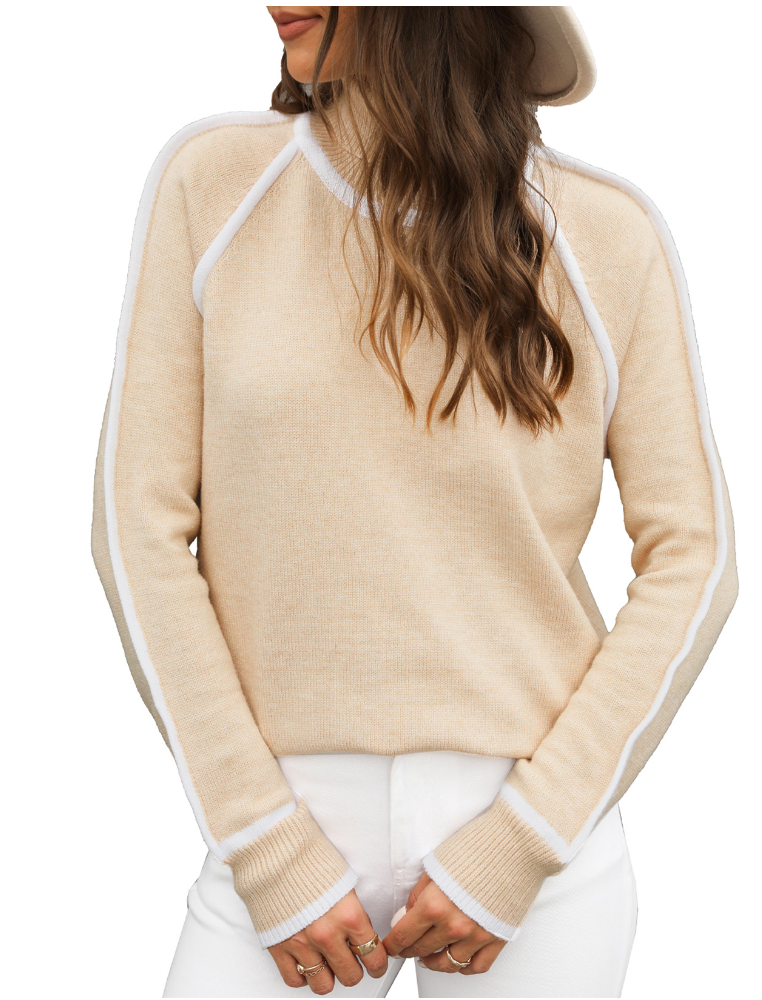 Knit Pullover - Soft Polyester Blend And Warm Flexible Fit