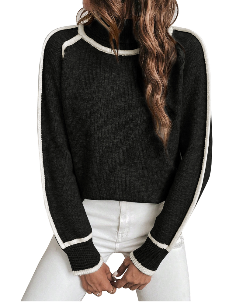 Knit Pullover - Soft Polyester Blend And Warm Flexible Fit