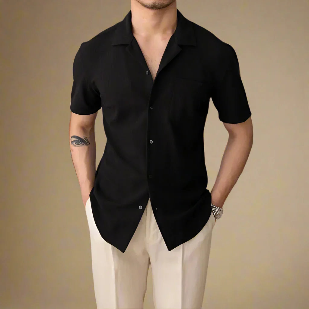 Knit Shirt - Breathable Knit Blend & Roomy Shape For Ease