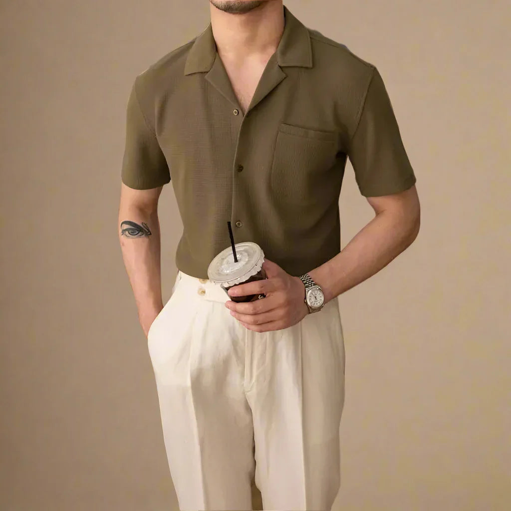 Knit Shirt - Breathable Knit Blend & Roomy Shape For Ease