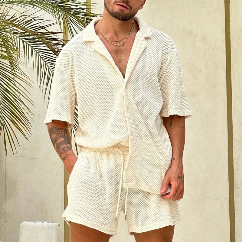 Knit Short Set – Breathable Knit Blend & Flexible Shape