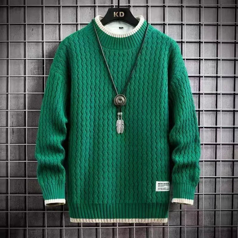 Knit Sweater - Chunky Knit Blend And Gentle Movement