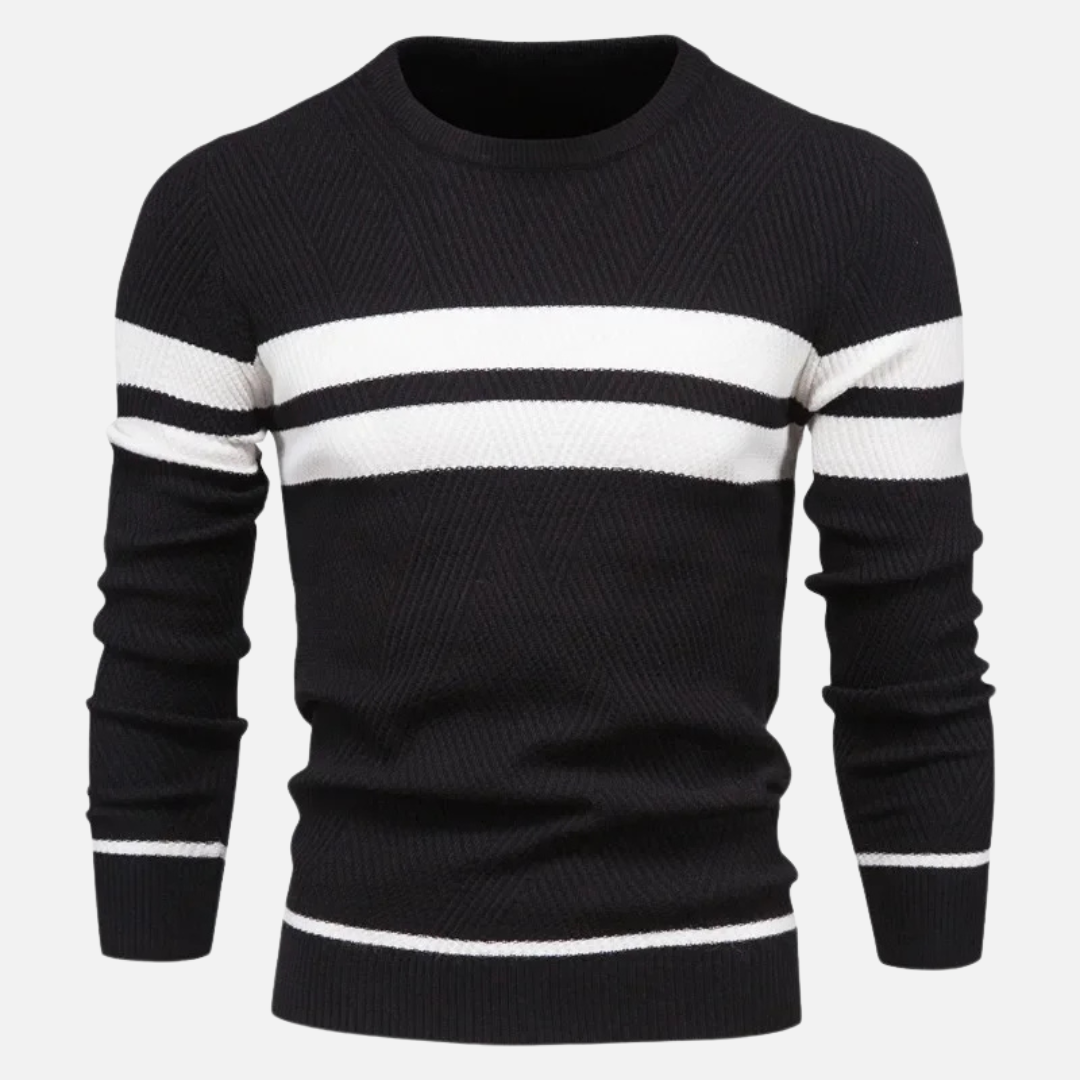 Knit Sweater - Polyester Blend Textured And Warm Airflow
