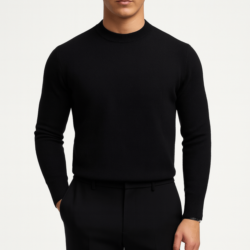 Knit Sweater – Slim Fit Narrow Shape And Low Profile Warmth