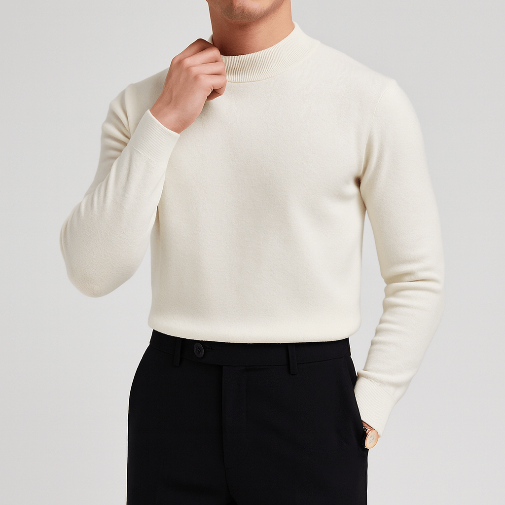 Knit Sweater – Slim Fit Narrow Shape And Low Profile Warmth