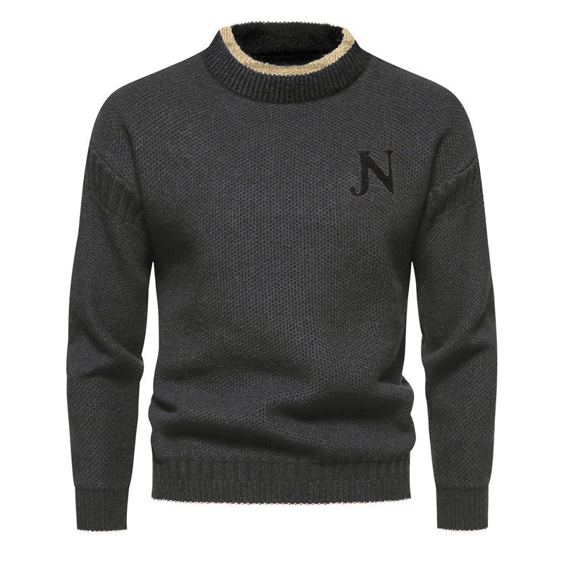 Knit Sweater - Soft Blend Fabric And Even Warmth Retains
