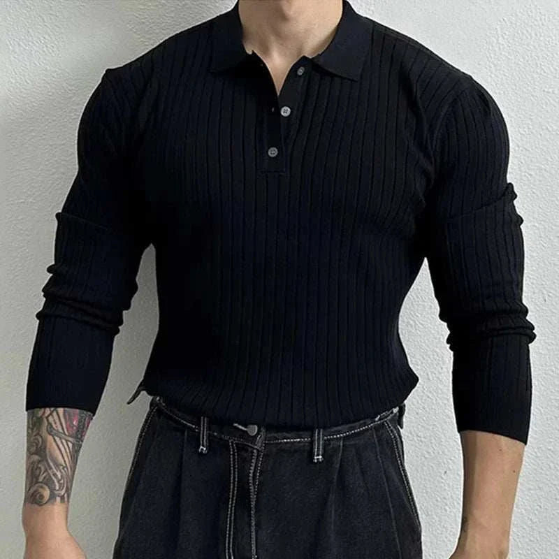 Knit Sweater - Soft Blend Slim Shape And Breathable Warmth