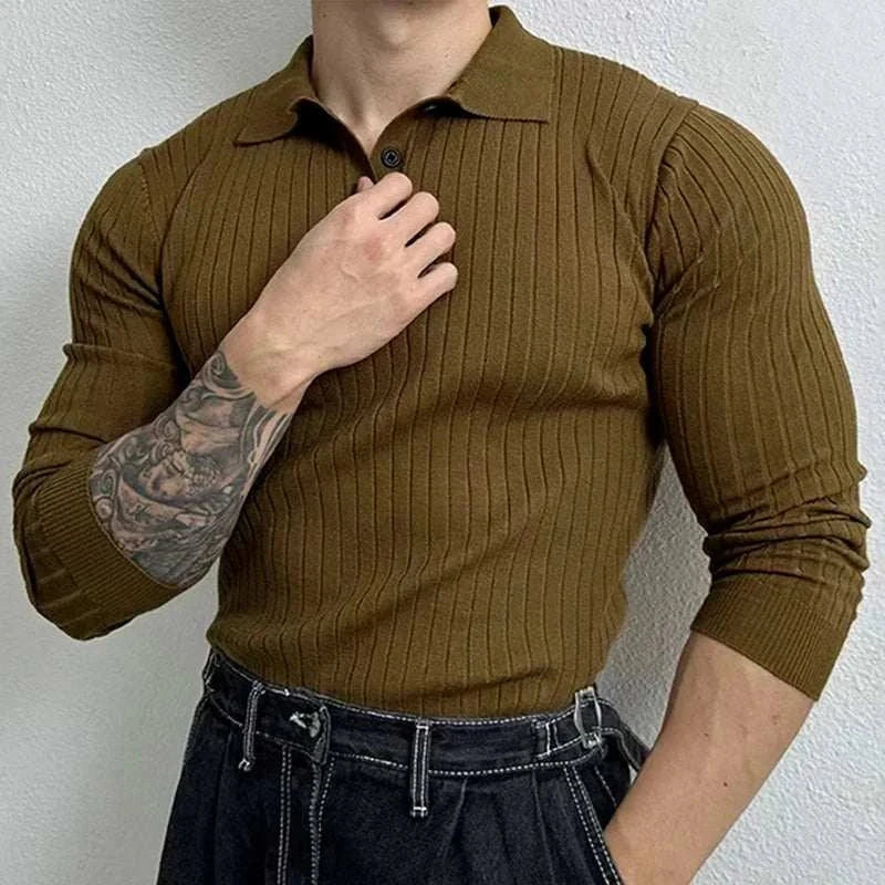 Knit Sweater - Soft Blend Slim Shape And Breathable Warmth